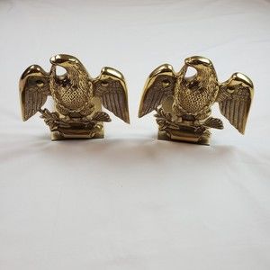 Vintage Baldwin Brass Bald Eagle BOOKEND/ DOOR STOP Made In USA